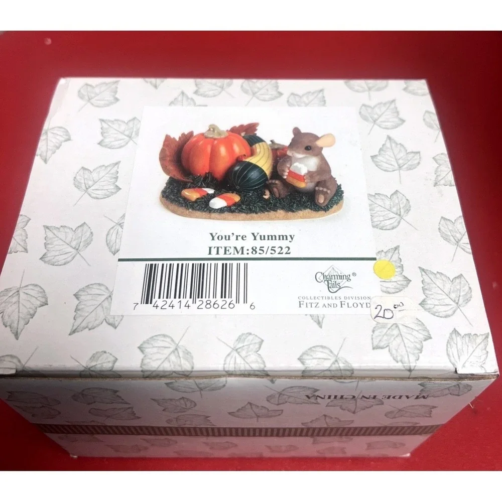 Charming Tails You're Yummy Figurine 85/522 - NIB Fitz And Floyd Dean Griff Mice